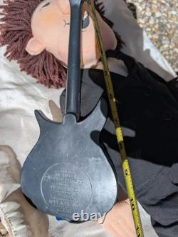 Ringo Starr and John Lennon Two Beatles Plush Dolls 1987 withInstruments & Tags