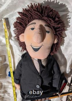 Ringo Starr and John Lennon Two Beatles Plush Dolls 1987 withInstruments & Tags