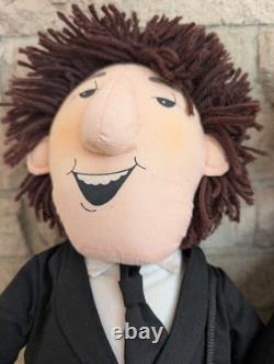 Ringo Starr and John Lennon Two Beatles Plush Dolls 1987 withInstruments & Tags