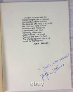 Rock N Roll Times Signed By Jurgen Vollmer Style And Spirit John Lennon Beatles