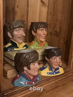 Royal Doulton Beatles Toby Mug Set 4 John Lennon Paul McCartney George Ringo Royal Doulton Beatles Toby Mug Set 4 John Lennon Paul McCartney George Ringo