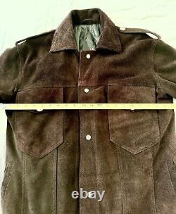 Rubber Soul Inspired Brown Suede Leather Jacket Beatles, John Lennon