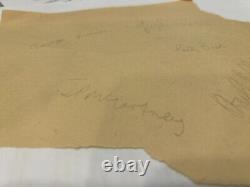 SIGNED Early BEATLES AUTOGRAPH Paper 1960 Or 1961 Lennon McCartney Rare