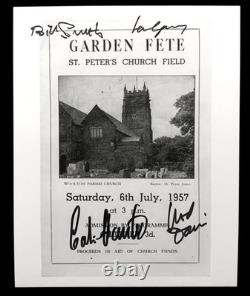 SIGNED JOHN LENNON QUARRYMEN BEATLES GARDEN FETE PHOTO RARE PAUL McCARTNEY