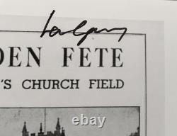 SIGNED JOHN LENNON QUARRYMEN BEATLES GARDEN FETE PHOTO RARE PAUL McCARTNEY