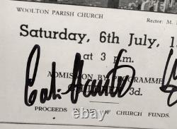 SIGNED JOHN LENNON QUARRYMEN BEATLES GARDEN FETE PHOTO RARE PAUL McCARTNEY