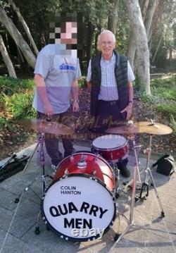 SIGNED JOHN LENNON QUARRYMEN BEATLES GARDEN FETE PHOTO RARE PAUL McCARTNEY