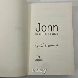 SIGNED John by Cynthia Lennon 1st Edition 2005 HCDJ The Beatles Music Biography
