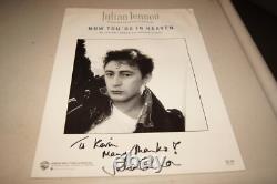 SIGNED Julian Lennon Now In Heaven Sheet Music The Beatles John Paul McCartney