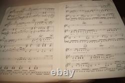 SIGNED Julian Lennon Now In Heaven Sheet Music The Beatles John Paul McCartney