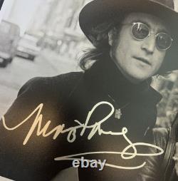 SIGNED MAY PANG 12x8 PHOTO RARE AUTHENTIC JOHN LENNON THE BEATLES VIDEO PROOF