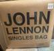 Sealed John Lennon Singles Bag 3 Singles 45 RPM V Rare 2010 Rsd Set 2628/7000