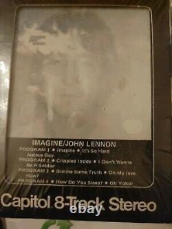 Sealed NEW John Lennon- Imagine on 8 Track Capital 8-track stereo RARE