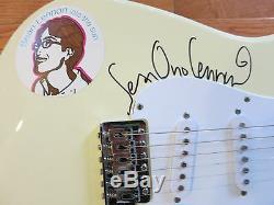 Sean Lennon Signed Fender Guitar Coa + Proof! John Lennon The Beatles Autograph