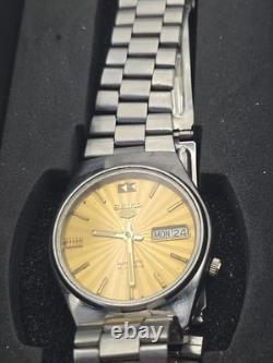 Seiko 5 automatic watch John Lennon Beatles Commemorative Engraved case back