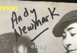 Signed Jack Douglas Earl Slick Tony Levin Andy Newmark John Lennon Woman Vinyl