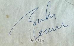 Signed John Lennon Autograph Book London 1963 Beatles + Many Others From The Era