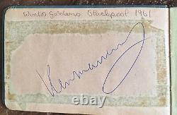 Signed John Lennon Autograph Book London 1963 Beatles + Many Others From The Era
