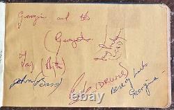 Signed John Lennon Autograph Book London 1963 Beatles + Many Others From The Era