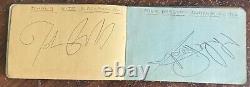 Signed John Lennon Autograph Book London 1963 Beatles + Many Others From The Era