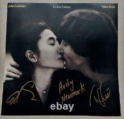 Signed John Lennon Double Fantasy Earl Slick Andy Newmark Levin Vinyl Thebeatles