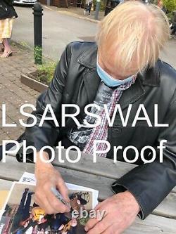 Signed John Lennon Quarrymen Photo Rod Davis Len Garry Colin Hanton Garden Fete