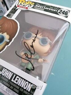 Signed John Lennon Sean Ono Lennon Funko Pop The Beatles Music Legend