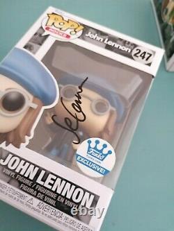 Signed John Lennon Sean Ono Lennon Funko Pop The Beatles Music Legend