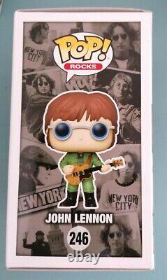 Signed John Lennon Sean Ono Lennon Funko Pop The Beatles Music Legend