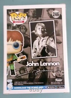 Signed John Lennon Sean Ono Lennon Funko Pop The Beatles Music Legend
