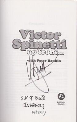 Signed Victor Spinetti Book Autograph Beatles promo John Lennon Paul McCartney