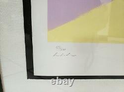Silkscreen Portrait John Lennon Print Bag One Signed Yoko Ono 55/300 The Beatles