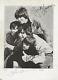 Stunning 8.5 x 11 Beatles John Lennon, George Harrison, Ringo Starr autographs
