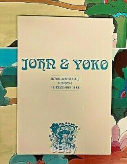 Super Rare! 1968 John Lennon Yoko-wedding Royal Albert Hall! Limited Ed 289