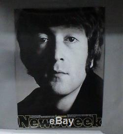 Super Rare Vintage Newsweek Unpublished Issue John Lennon Of The Beatles Poster