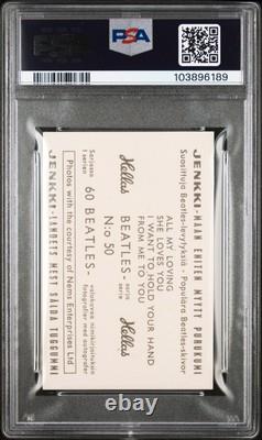 THE BEATLES 1964 Hellas Jenkki John Lennon #50 PSA 7 POP 1. NONE HIGHER