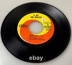 THE BEATLES 4 By 4 Capitol 1965 I'm A Loser Honey Dont Orig Pic Sleeve ONE OWNER