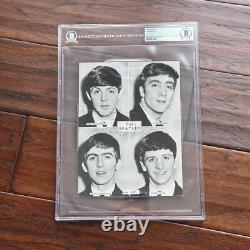 THE BEATLES Beckett BAS Band Signed Promo Photo Autograph John Lennon