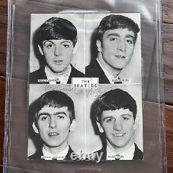 THE BEATLES Beckett BAS Band Signed Promo Photo Autograph John Lennon