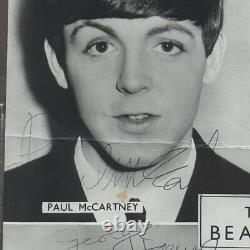 THE BEATLES Beckett BAS Band Signed Promo Photo Autograph John Lennon