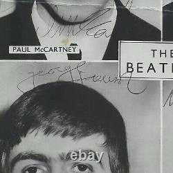 THE BEATLES Beckett BAS Band Signed Promo Photo Autograph John Lennon