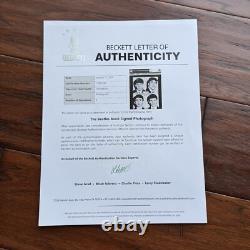 THE BEATLES Beckett BAS Band Signed Promo Photo Autograph John Lennon