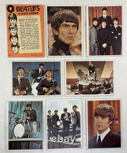 THE BEATLES COLOR CARDS by TOPPS 1964 Complete 64 Card Set FAIR John Lennon