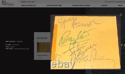 THE BEATLES FULL SET SIGNED AUTOGRAPHED LENNON MCCARTNEY STARR HARRISON (3) COAs