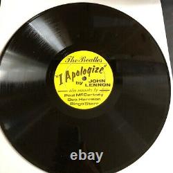THE BEATLES I APOLOGIZE by JOHN LENNON Sterling Productions 8895-6481 MINT
