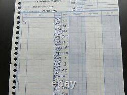 THE BEATLES LENNON McCARTNEY 1970 NORTHERN SONGS ROYALTY STATEMENT MICHELLE