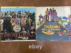THE BEATLES LP Lot of 36 Record Albums & 14, 7 45 RPM Personal Collection