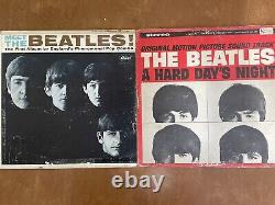 THE BEATLES LP Lot of 36 Record Albums & 14, 7 45 RPM Personal Collection