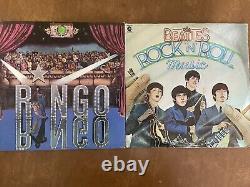 THE BEATLES LP Lot of 36 Record Albums & 14, 7 45 RPM Personal Collection