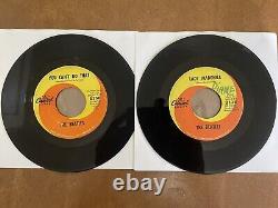 THE BEATLES LP Lot of 36 Record Albums & 14, 7 45 RPM Personal Collection